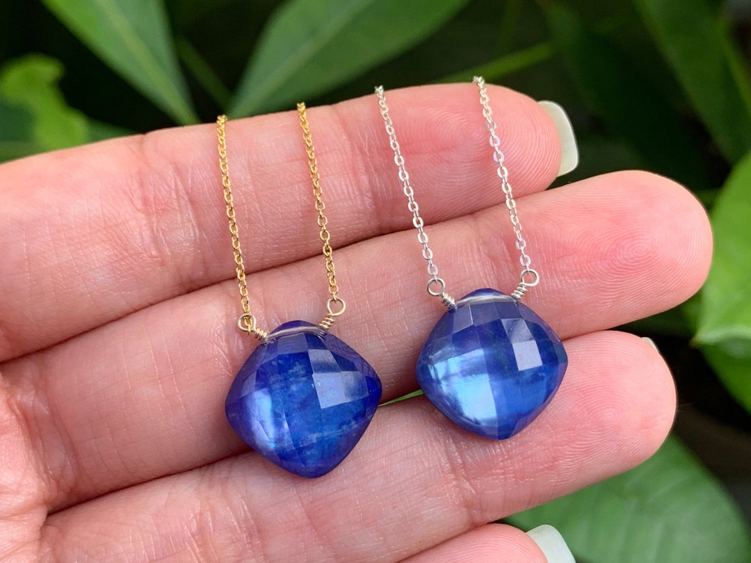 Lapis Necklace, Royal Blue, Gifts for Her, Lapis Lazuli Necklace, Gold