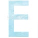 Letter E Printable Wall Art 8X10 Light Blue Watercolor - Etsy