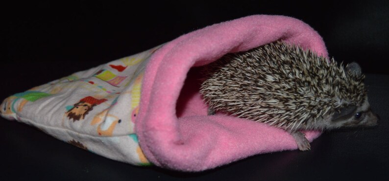 New Baby Animal Train Foxes Bunnies and Bears Small Pet Sleeping Bag Bed Flannel Fleece Cuddly Warm Cute Cozy Hedgehogs