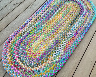 Will make a custom 3 x 5 oval wool braided rug - in your favorite colors