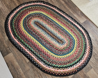 Custom Braided Oval Rug: Sample 4x6 Rug