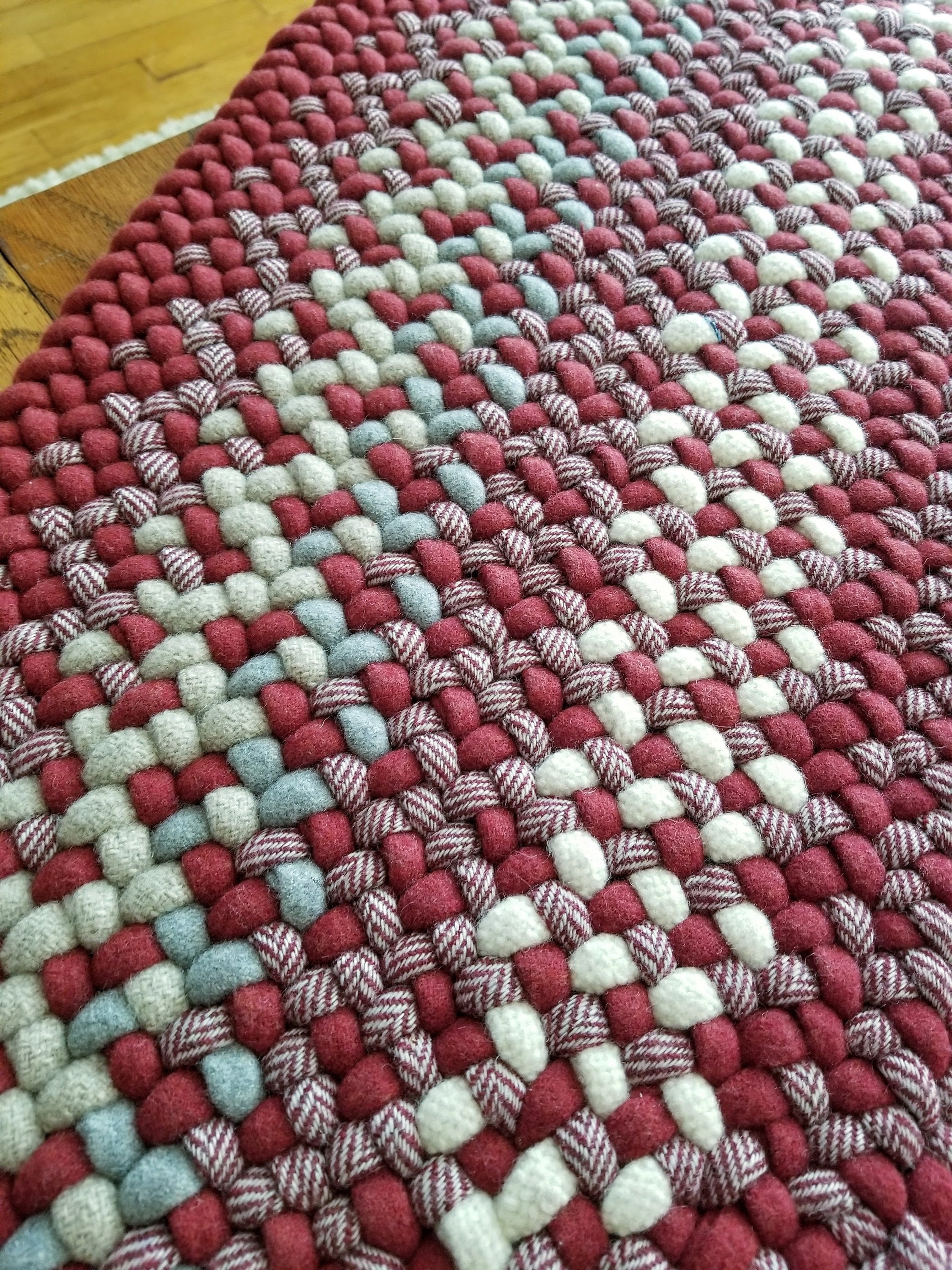Custom Rug in Your Favorite Colors - 2 X 3-foot Wool Hand-made 2-sided ...