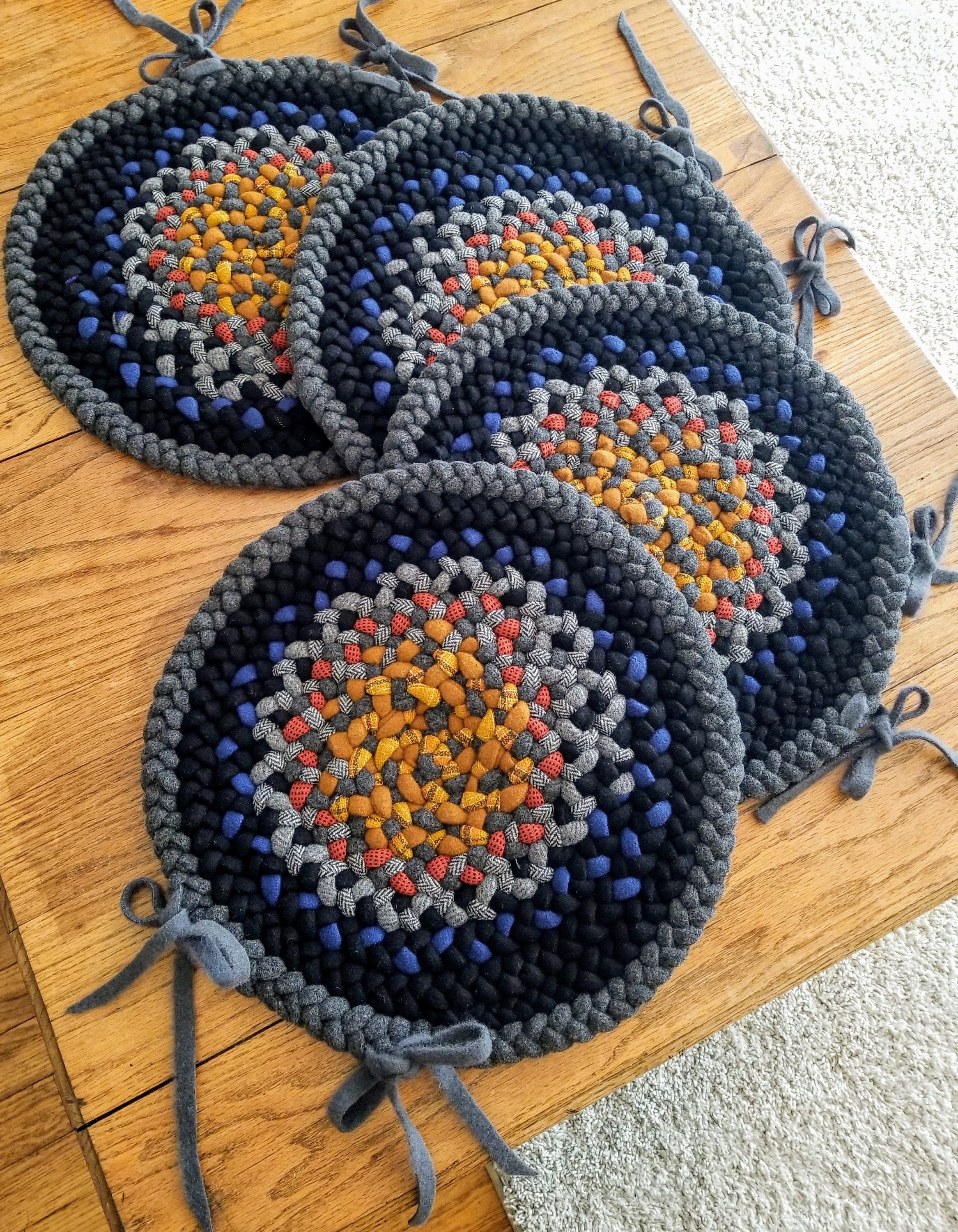How to make braided chair pads