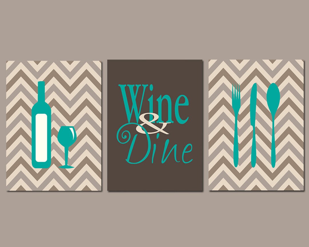 Wine & Dine Wall Décor Etsy