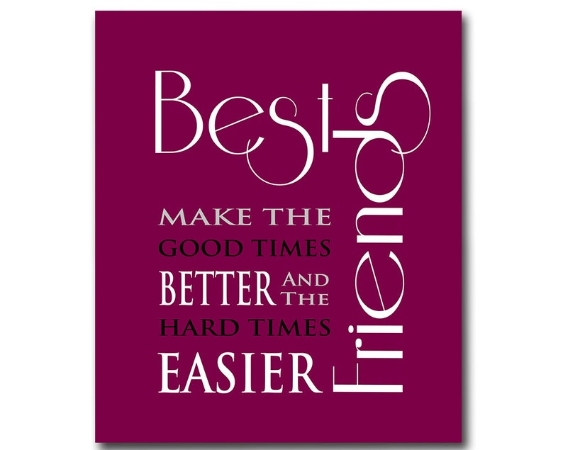 Purple Best Friend Gift Friendship Birthday Gift Etsy