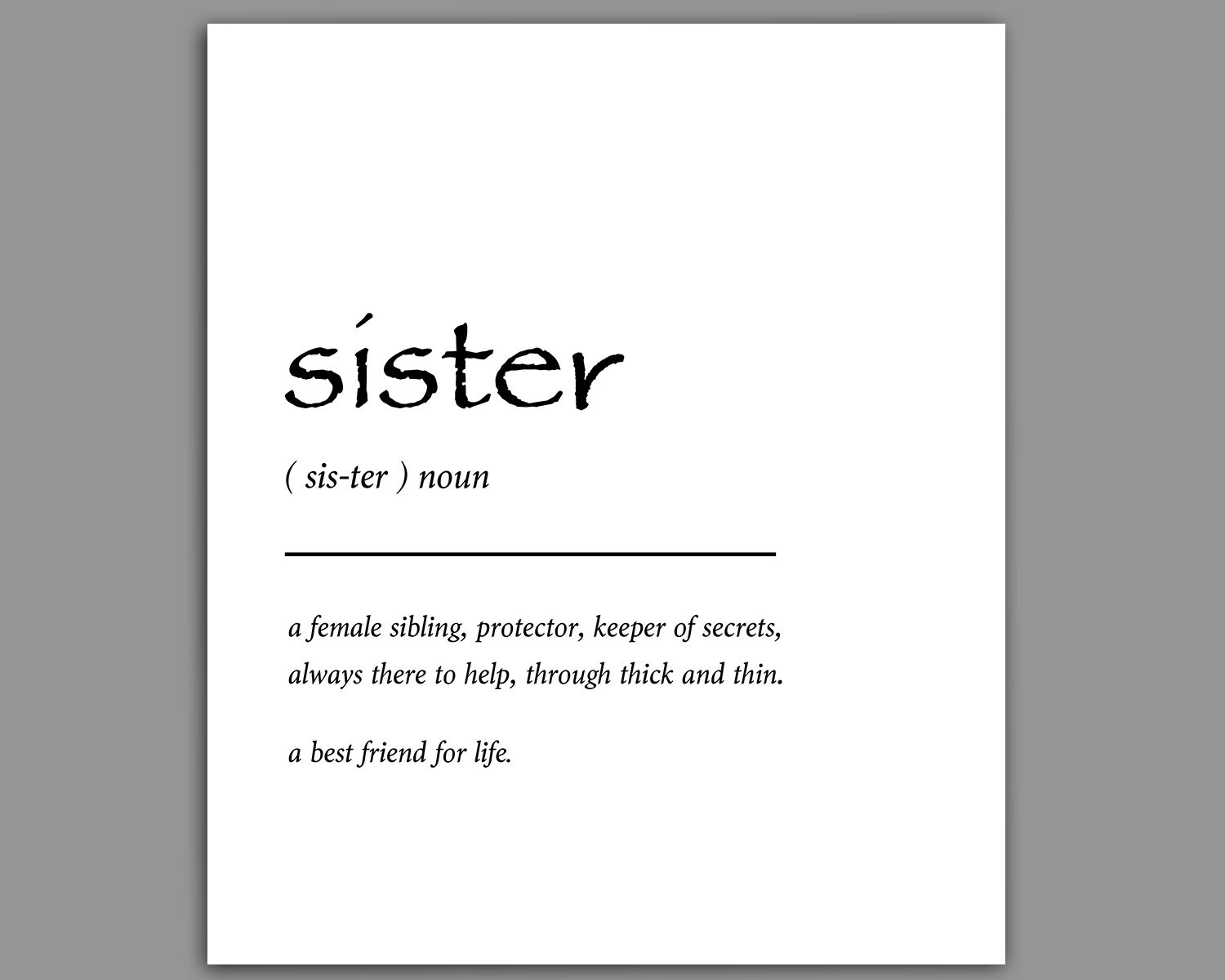 SISTER N MEANINGS ETYMOLOGY AND MORE visual data 7
