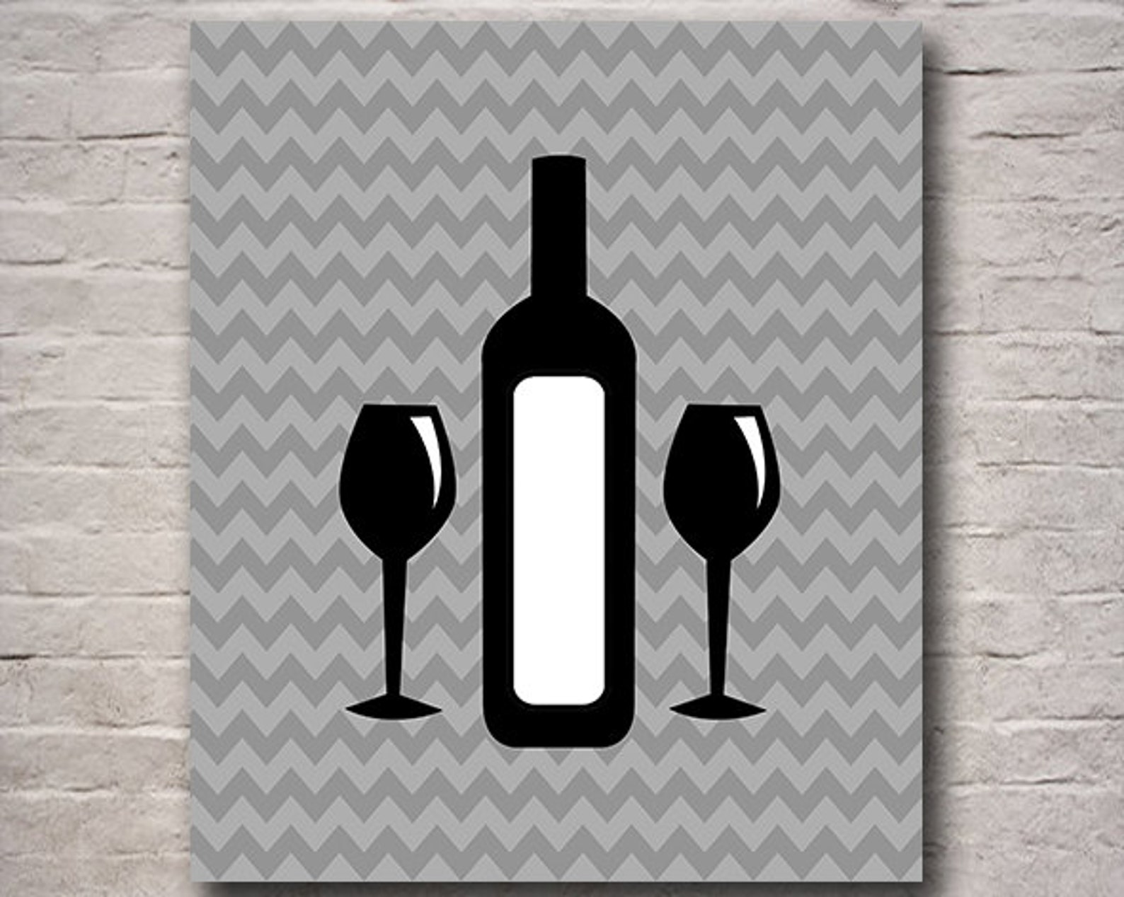 Kitchen Wall Decor Wine & Dine Wall Art Etsy