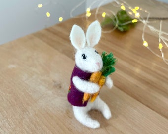 Needle felted bunny