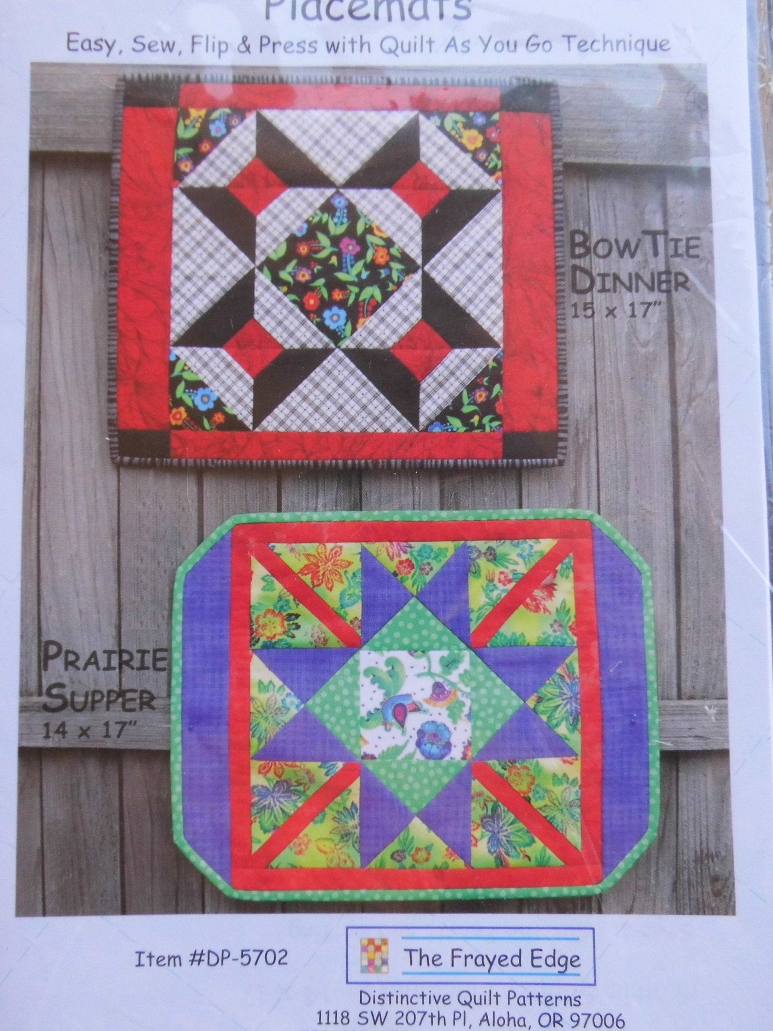 Quilted Placemat Pattern quilt as You Go Placemats Table Etsy
