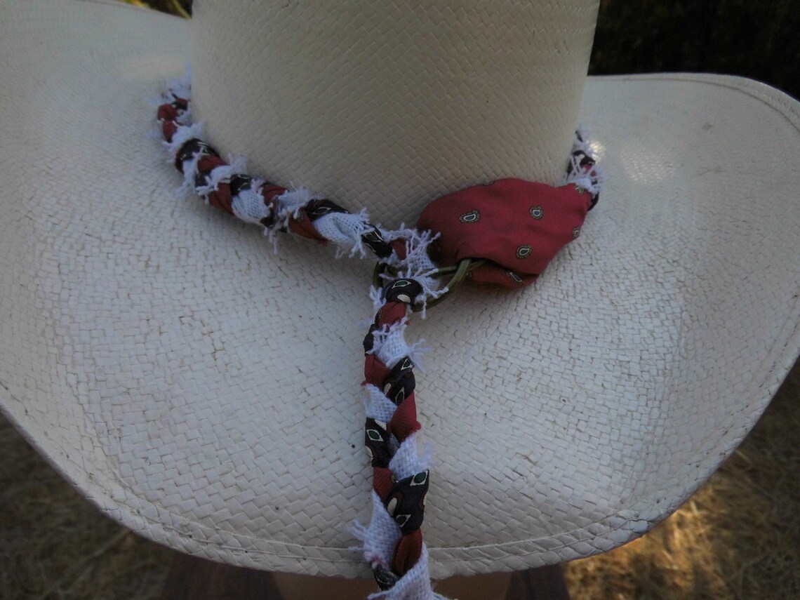 COWBOY HAT BAND Western hat band unique handmade braided Etsy
