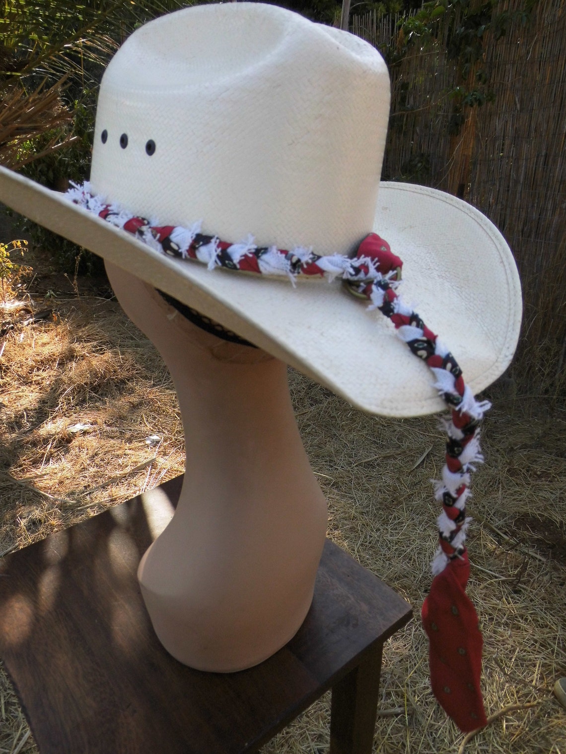 COWBOY HAT BAND Western hat band unique handmade braided Etsy