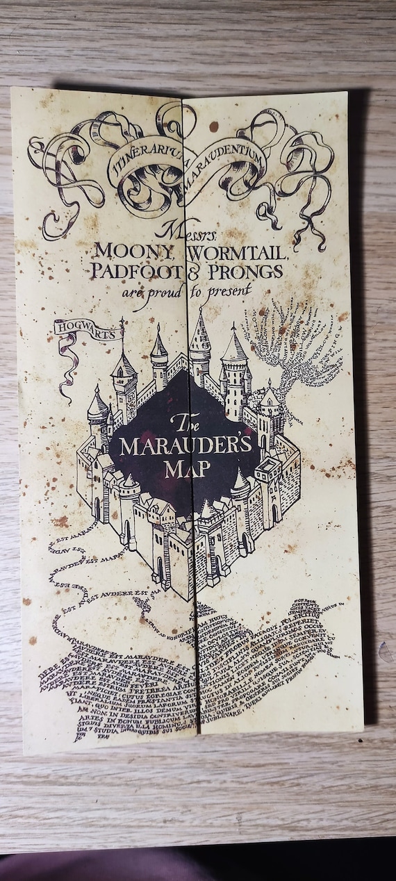 Mappa del malandrino Harry Potter big size A3 -  Österreich