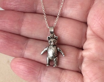 23 mm Sterling Silver 925 Teddy Bear With Violin Pendant Jewels Obsession Teddy Bear With Violin Pendant 23 mm Sterling Silver 925 Teddy Bear With Violin Pendant Jewels Obsession Teddy Bear With Violin Pendant