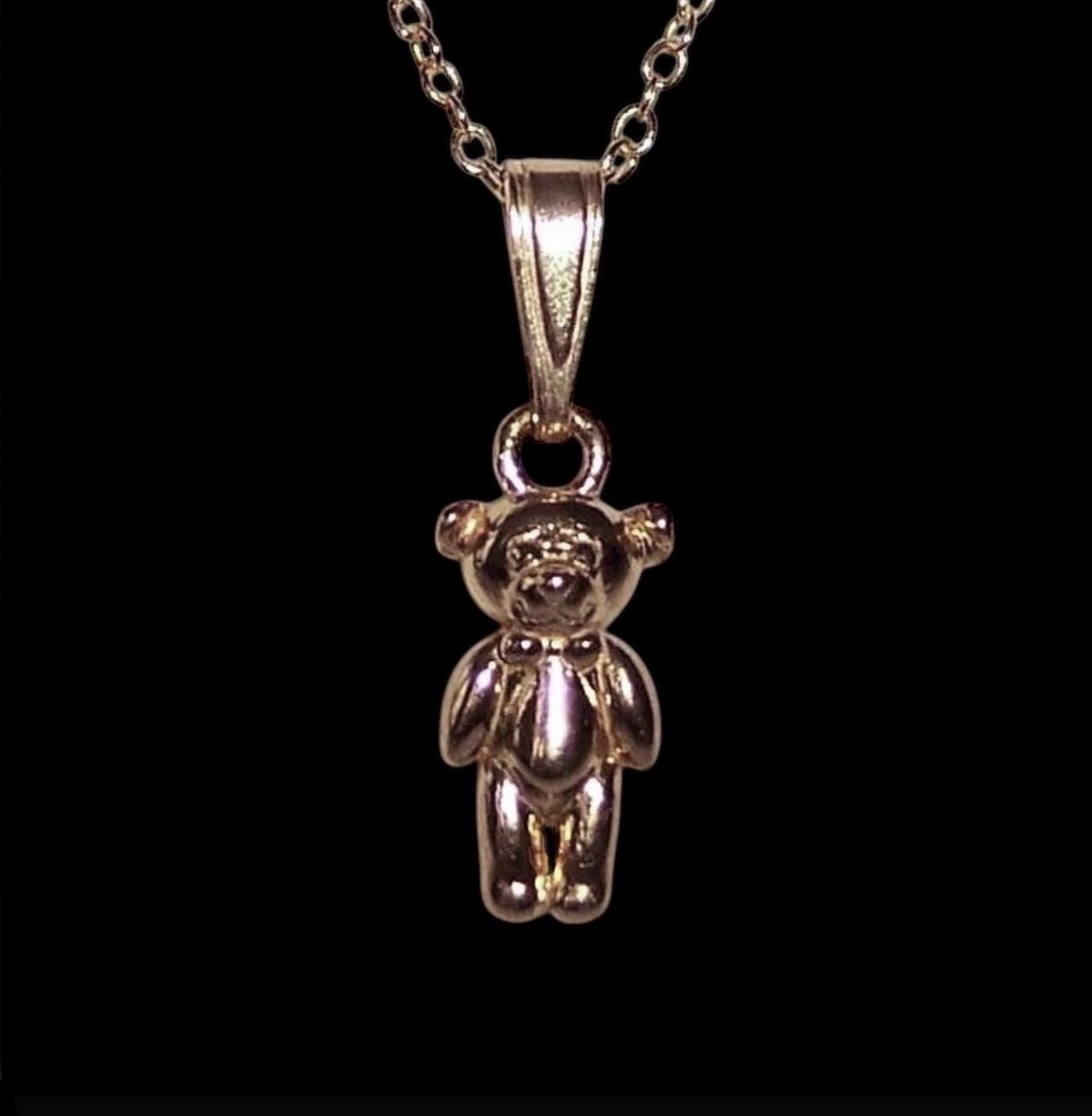 [NUMBERING] Teddy Bear Necklace ネックレス #5841 ★大人気★ NECKLACE PENDANT TEDDY BEAR DIAMONDS