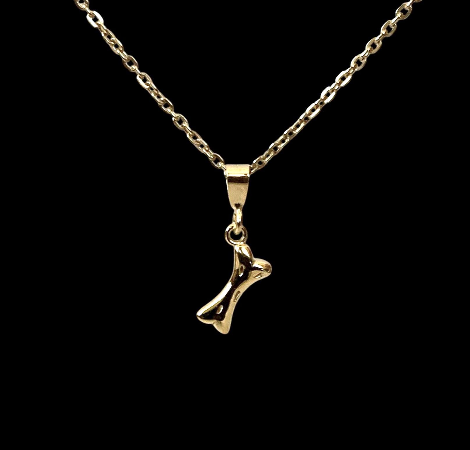 Sterling Silver T Bone Necklace - Etsy