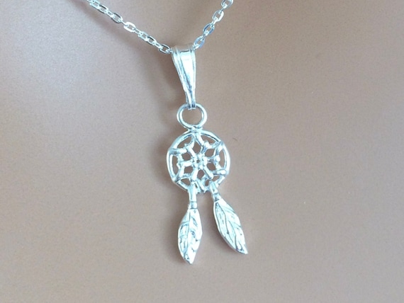 Sterling Silver Dream Catcher Pendant
