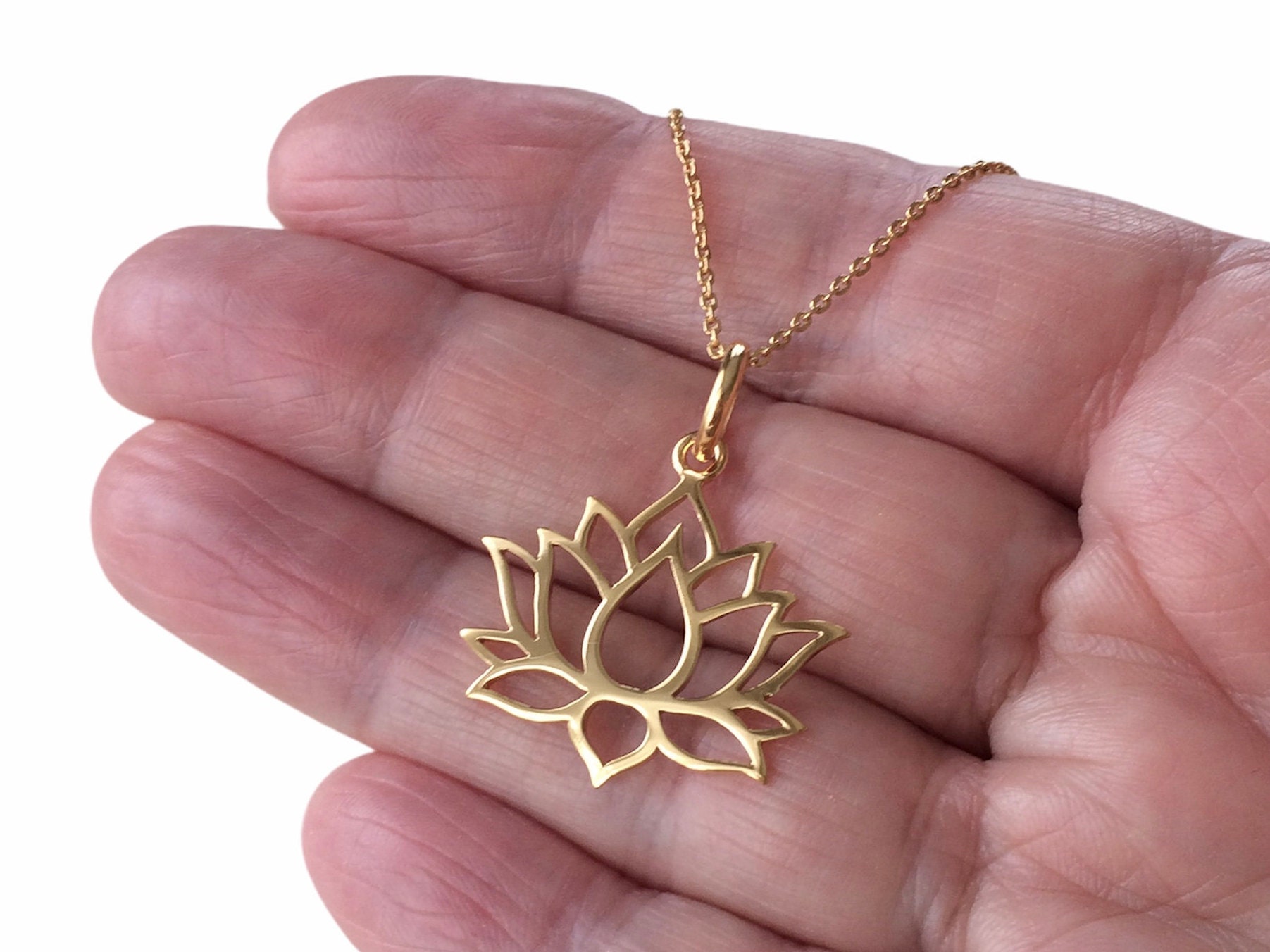 アクセサリー STRONG LOTUS SILVER NECKLACE GOLD OURS LOTUS SILVER