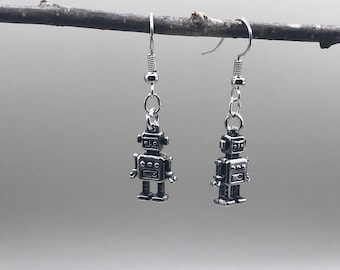 Robot Earrings