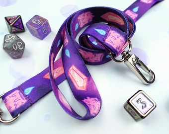 Occult Candles & Crystals Witchy Lanyard, 45cm long