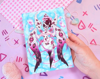 Luz Bíblicamente precisa Angel Ophanim Cherubim muchos ojos Art Print