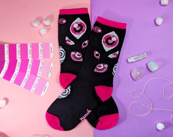 Monster Eyes Biblically accurate Angel Socks