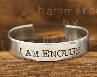 14 Wide Personalized Hand Stamped Bracelet Aluminum Skinny Cuff Bangle Stamped Cuff Personalized Custom Mother/'s Day Valentine/'s