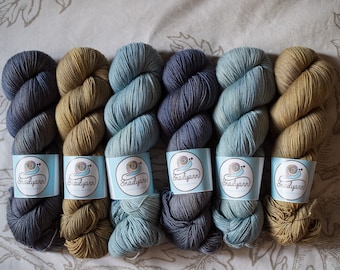 Merino + Silk - hand dyed yarn