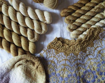 Senape – The Gradient Collection – Hand-dyed Yarn Set (5 Skeins)