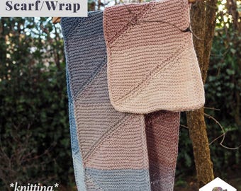 Echoes of Light - knitting pattern - digital pdf download