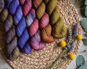 Wisteria collection - 5x50gr fade set - Merino - Variegated
