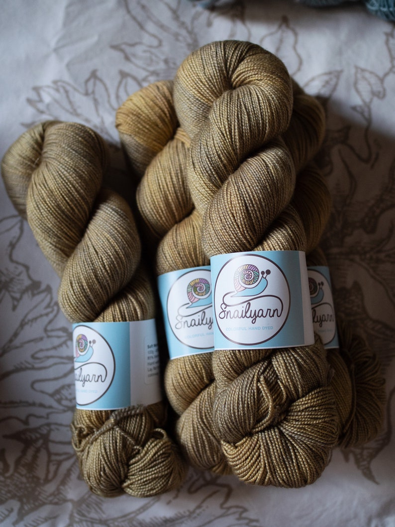 Merino Silk hand dyed yarn Ottone