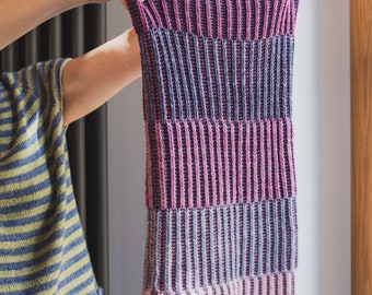 Offbeat cowl DK - KIT - yarns + digital knitting pattern