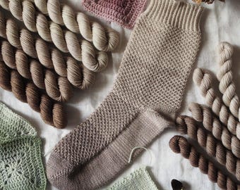 Caffellatte 2.0 – The Gradient Collection – Hand-dyed Yarn Set (5 Skeins)