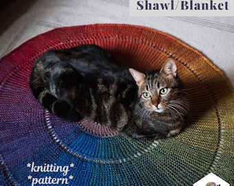 The Color Wheel - knitting pattern - digital pdf download