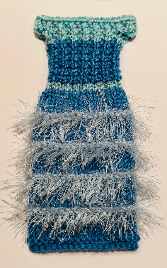 Hand Knitted Sparkly Blue Charleston Party Dress - Etsy Hand Knitted Sparkly Blue Charleston Party Dress - Etsy