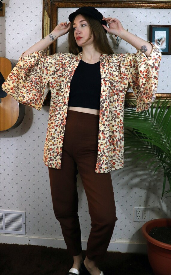 1970's Floral Kimono