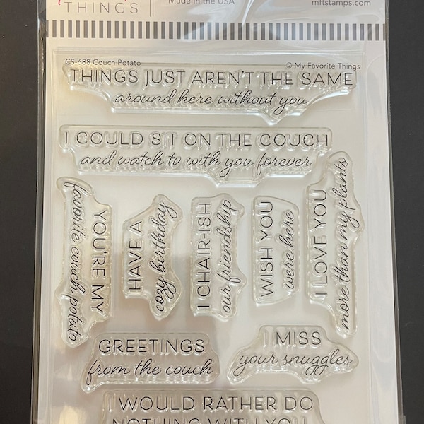 My Favorite Things Stamps and Dies - Etsy