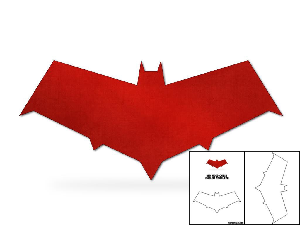 Template for Red Hood Chest Emblem | Etsy