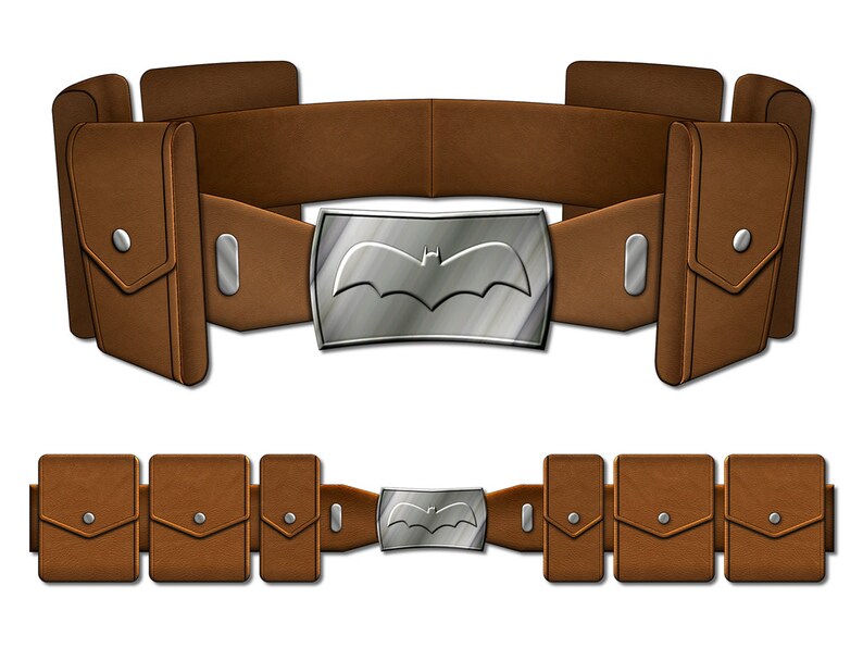 Template for Batman Utility Belt | Etsy