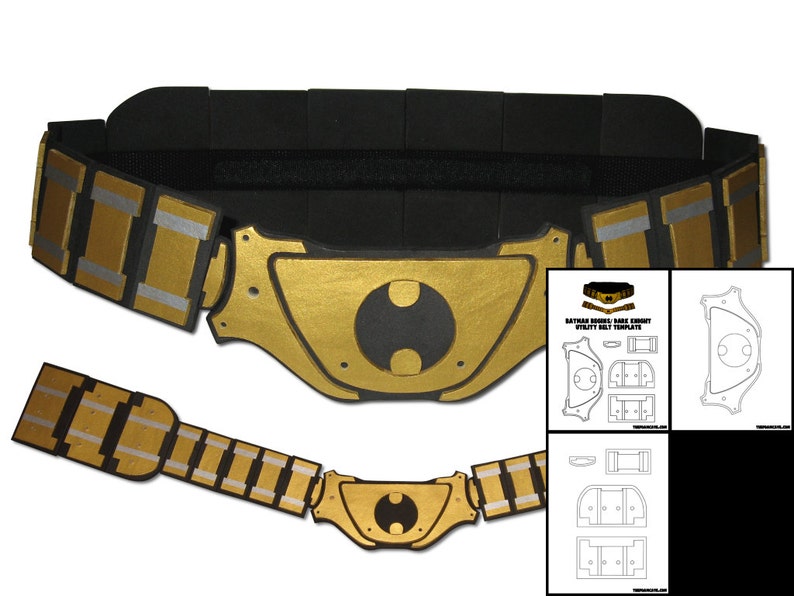 Template for Batman Begins/ Dark Knight Utility Belt | Etsy