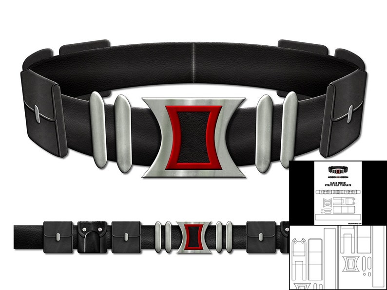 Template For Black Widow Utility Belt Etsy