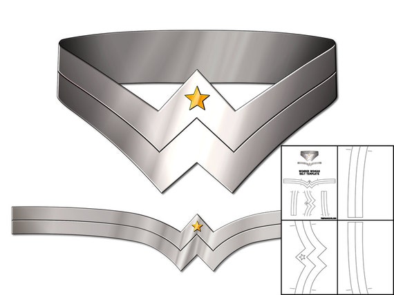 template for wonder woman utility belt etsy