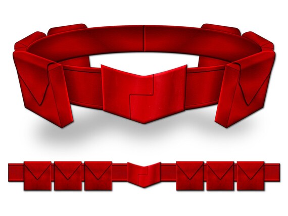 red utility belt