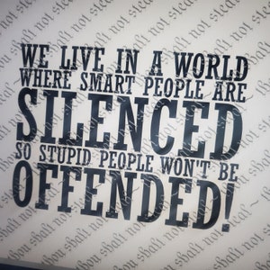 Smart People Silenced SVG