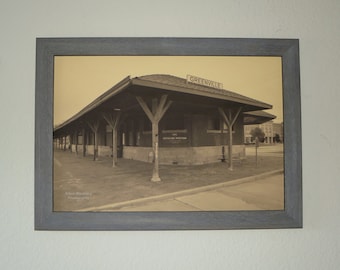 Katy Depot Photograph Train Station