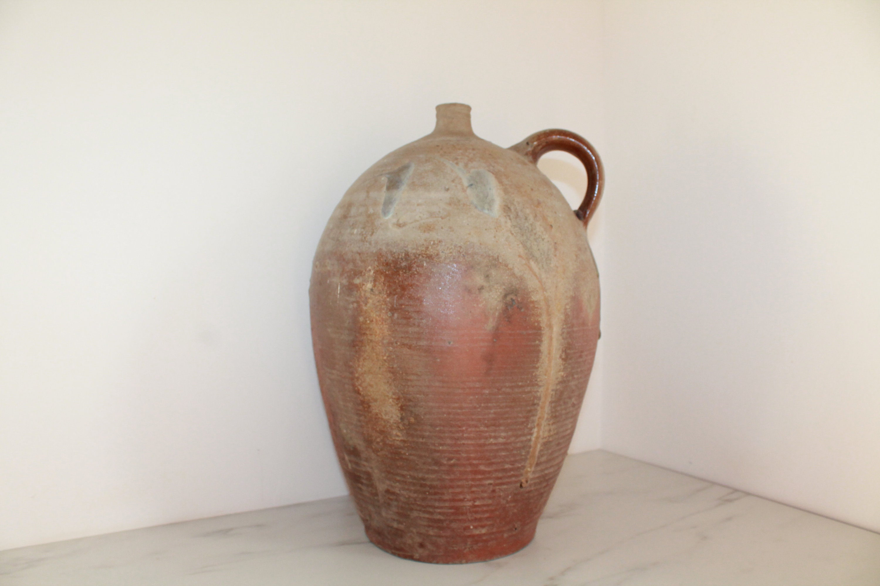 Exquis, Poterie Ancienne, Bouteille d'huile d'olive, Pot en Terre Cuite, d'olive Oli, Stockage de Fa