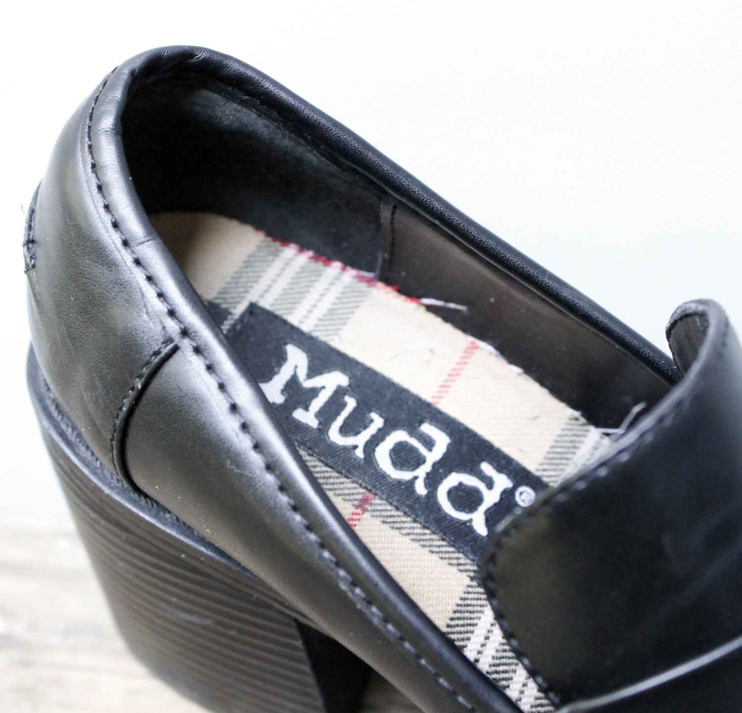 mudd platform loafers