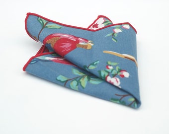 Bird pocket square