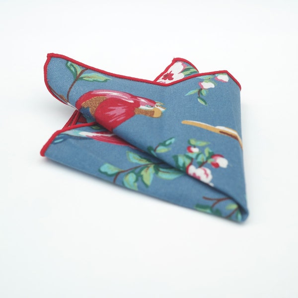 Bird pocket square