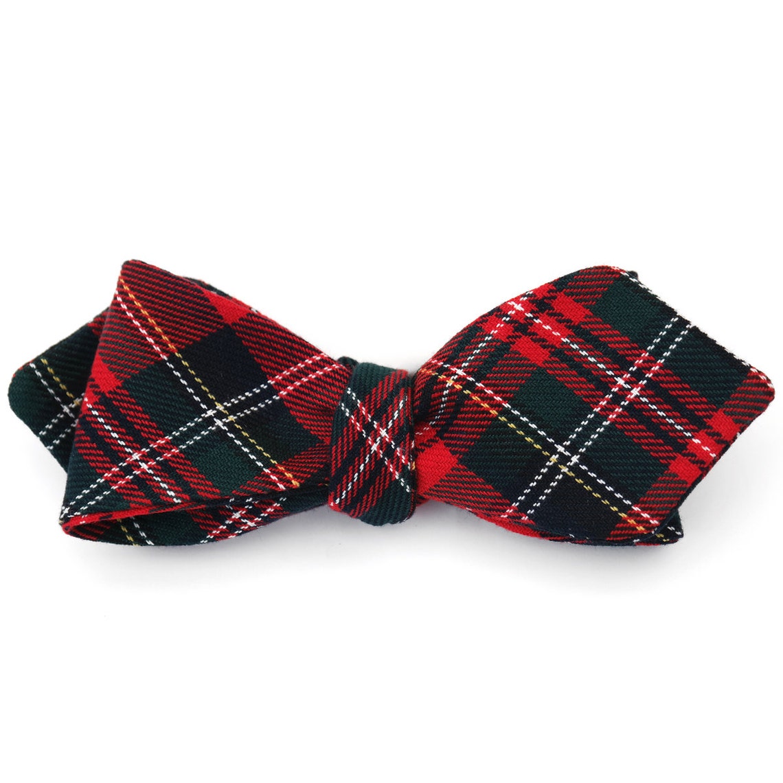 SALE Tartan bow tie Self tie bow tie | Etsy